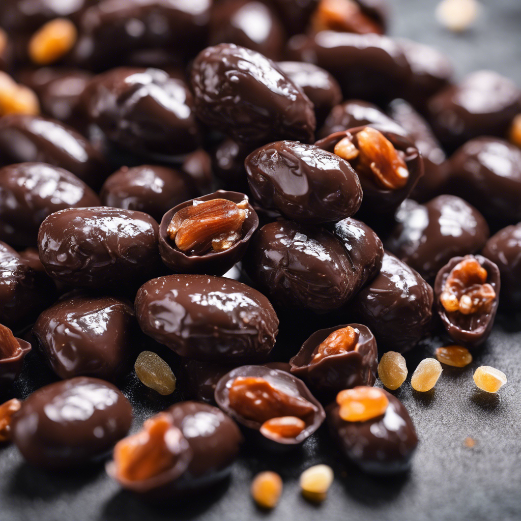 Dark Chocolate Covered Raisins with Sea Salt