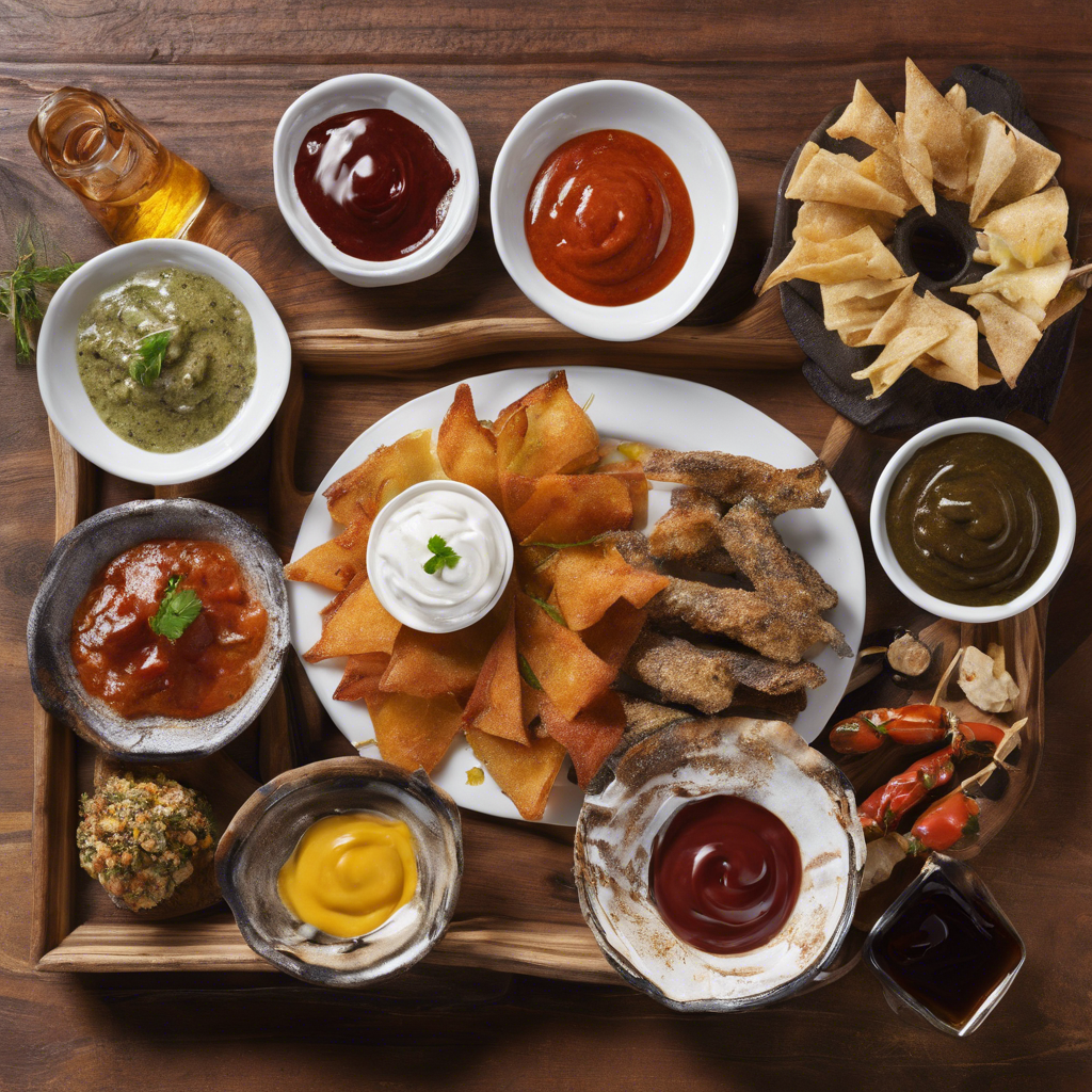 Tapas Sampler with Variety of Dipping Sauces